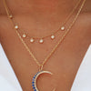 MARLEY  DIAMOND BEZEL DROP NECKLACE