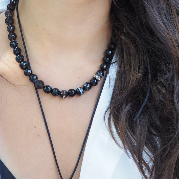 PHOEBE MIXED MEDIA BEADED NECKLACE