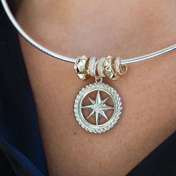 JACIE ROPED EDGE  SUNBURST PENDANT ONLY