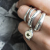 CORIE SILVER SIGNET RING