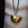 ALEXANDRA Y  PUFFED HEART NECKLACE