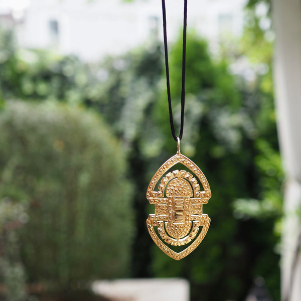 JESSIE DOUBLE DECO BEADED NECKLACE