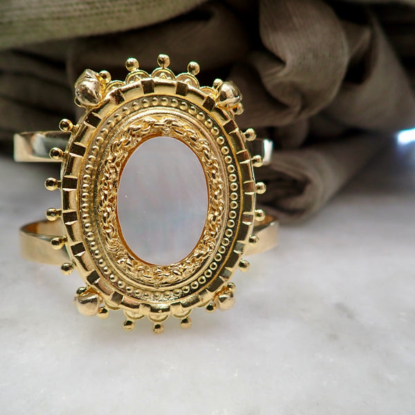 SHANNON CAMEO CUFF BRACELET