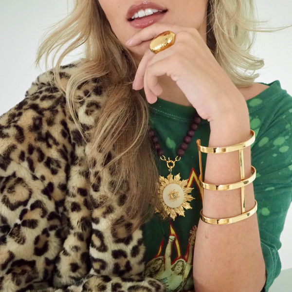 TERRA  TRIPLE BAR  CUFF BRACELET