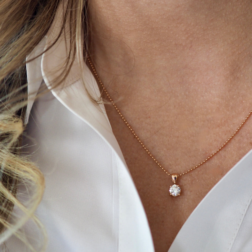 NORA ROSE GOLD -  LAB GROWN DIAMOND NECKLACE