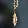 KATIE  ELONGATED  LEAF NECKLACE