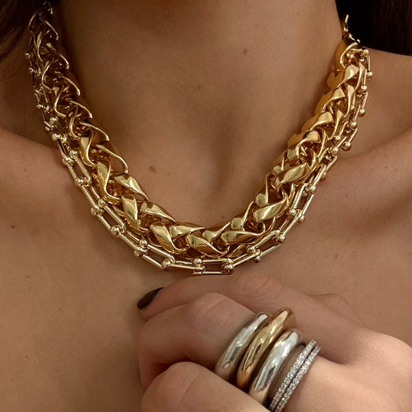 OLLIE CHAIN LINK NECKLACE
