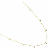 NIVA ENAMEL BEAD + STATIONED CHARMS - NECKLACE