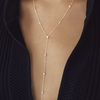EMILY DIAMOND LARIAT NECKLACE