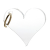 JANE LUCITE HEART KEY CHAIN