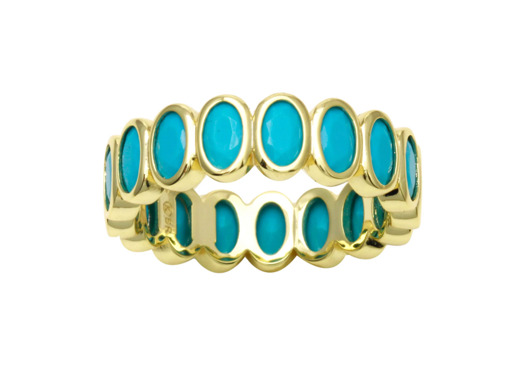 BELLE BEZEL OVAL SHAPE BAND RING