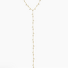 SASHA DRIPPING DIAMOND LARIAT NECKLACE