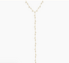SASHA DRIPPING DIAMOND LARIAT NECKLACE