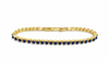 RAINA LAPIS LUZULI CABACHON TENNIS BRACELET
