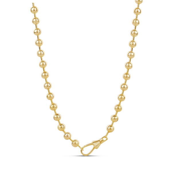 RACHEL GOLDEN ORBIT FOB CHAIN NECKLACE
