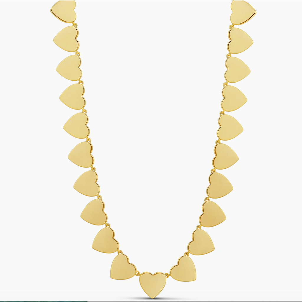 ALI SOLID HEART  NECKLACE