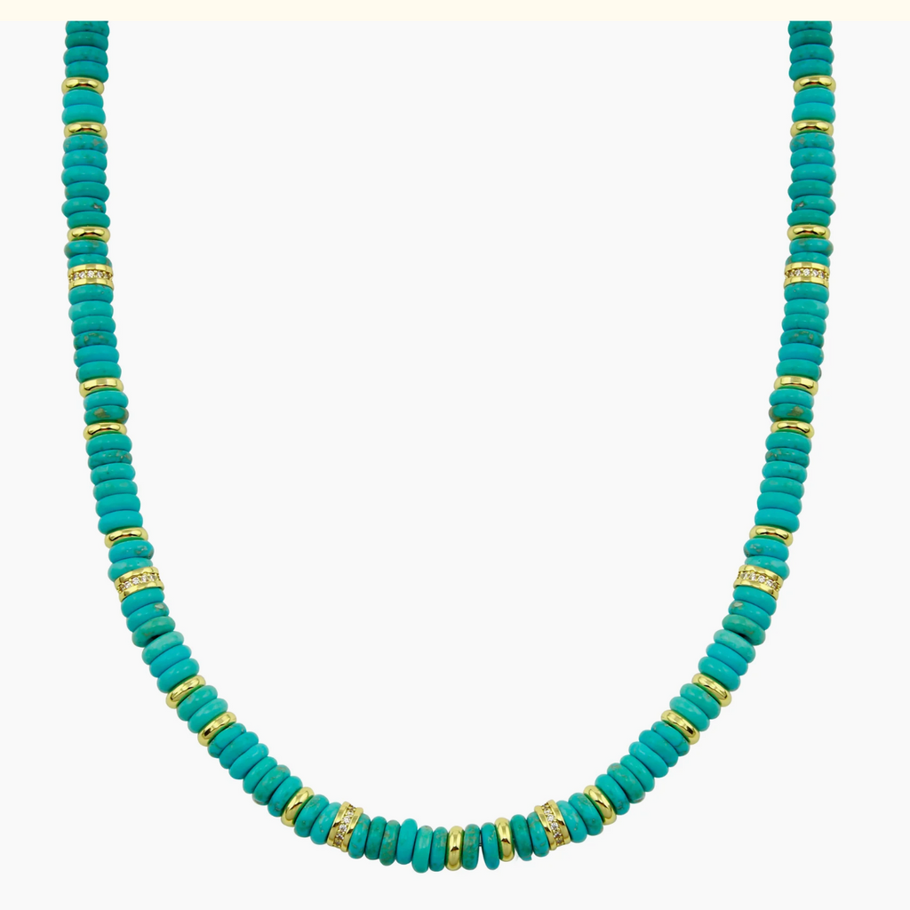 SALLY TURQUIOSE PUKKA NECKLACE