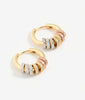 SHASHI GAIA PAVE HOOPS