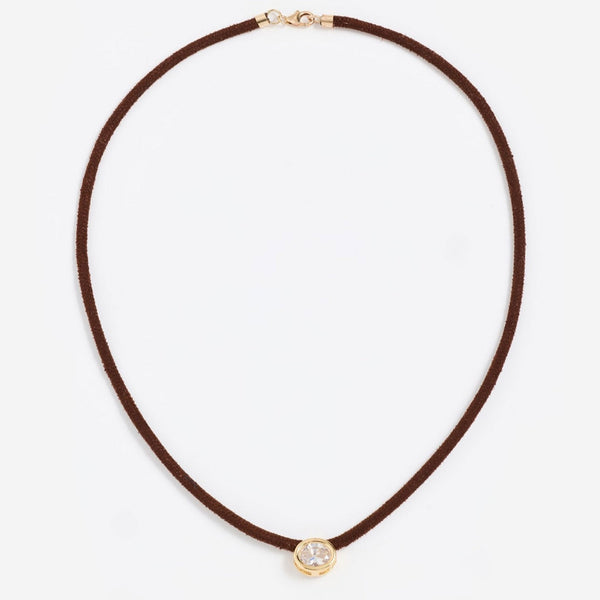 SHASHI LASSO SOLITAIRE NECKLACE