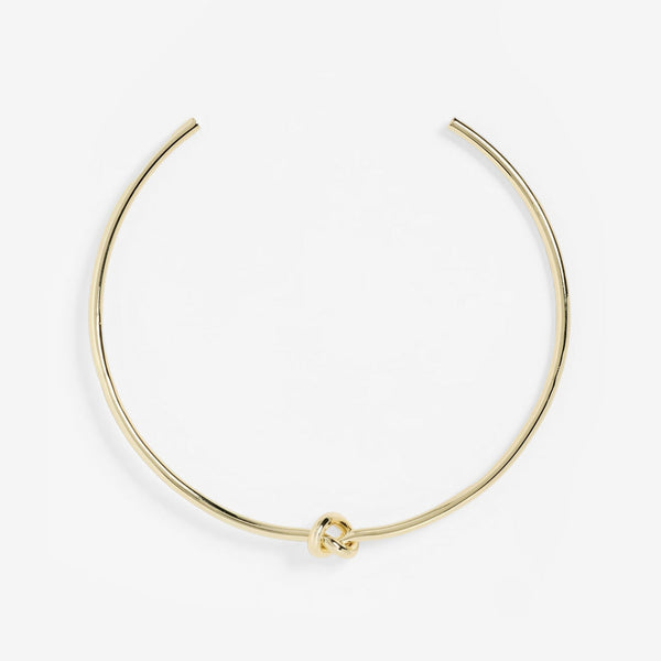 SHASHI KNOT NECKLACE CUFF