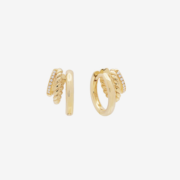 CHARLEE TRIPLE EARRING