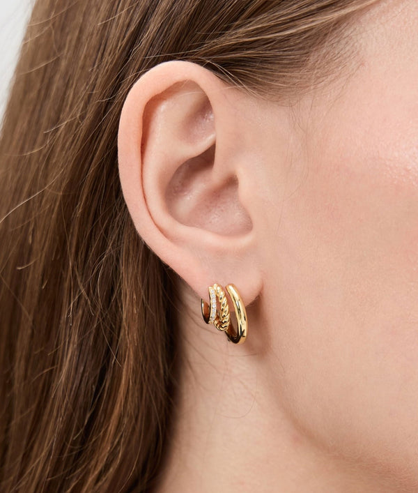 CHARLEE TRIPLE EARRING