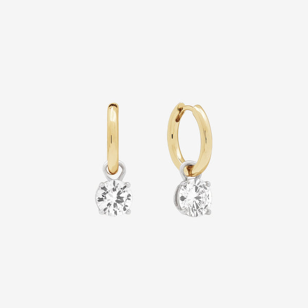 SHASHI ROUX HUGGIE EARRINGS