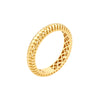 BREE SNAKE TEXTURE BAND RING