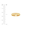 WESLEY WOVEN DESIGN BAND RING