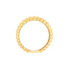 LUZ RIBBED WIDE BANG RING
