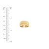 LUZ RIBBED WIDE BANG RING
