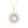KELLY MOTHER OF PEARL BURST PENDANT
