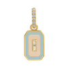 ABIGAIL RECTANGLE  ENAMEL CHARM