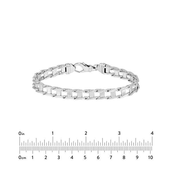 LUCA  HANDMANDE RAILROAD LINK BRACELET