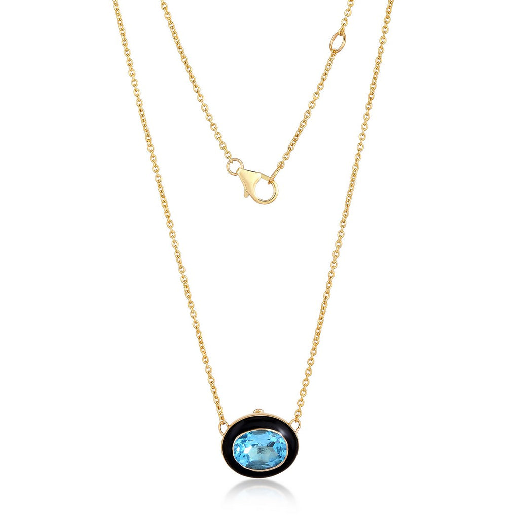 KALA BLUE TOPAZ NECKLACE