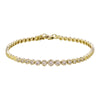 CLEA GRADUATED BEZEL DIAMOND BRACELET