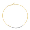 JOLIE  DIAMOND OMEGA CHAIN  NECKLACE