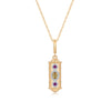 ANNIKA THREE STONE NECKLACE