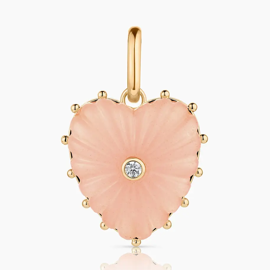 MALENE PINK JADE CLIP CHARM