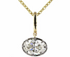 BRYNNE GEORGIAN OVAL PENDANT NECKLACE