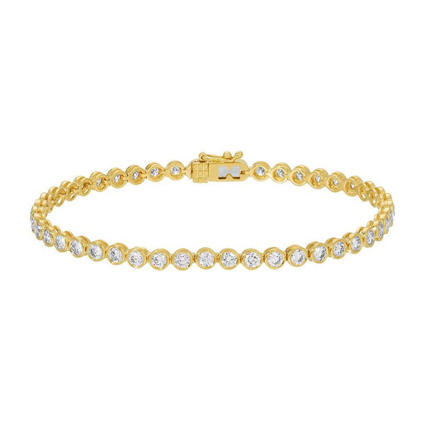 INA BEZEL SET DIAMOND BRACELET