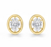 DAYNA OVAL STUD EARRINGS