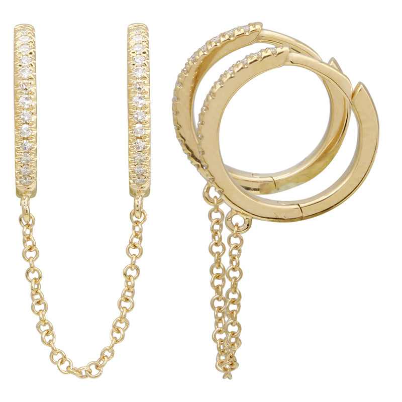 LENNIE DOUBLE CHAIN  DROP  HUGGIES