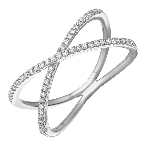 SKYE GOLD + DIAMOND CROSS RING