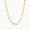 ALLEGRA CHUNKY PAPERCLIP CHAIN  NECKLACE