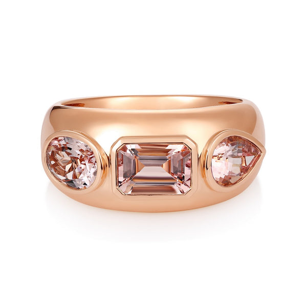 LAINIE ROSE GOLD - MORGANITE RING