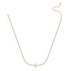 CUSTOM DIAMOND  INITIAL NECKLACE