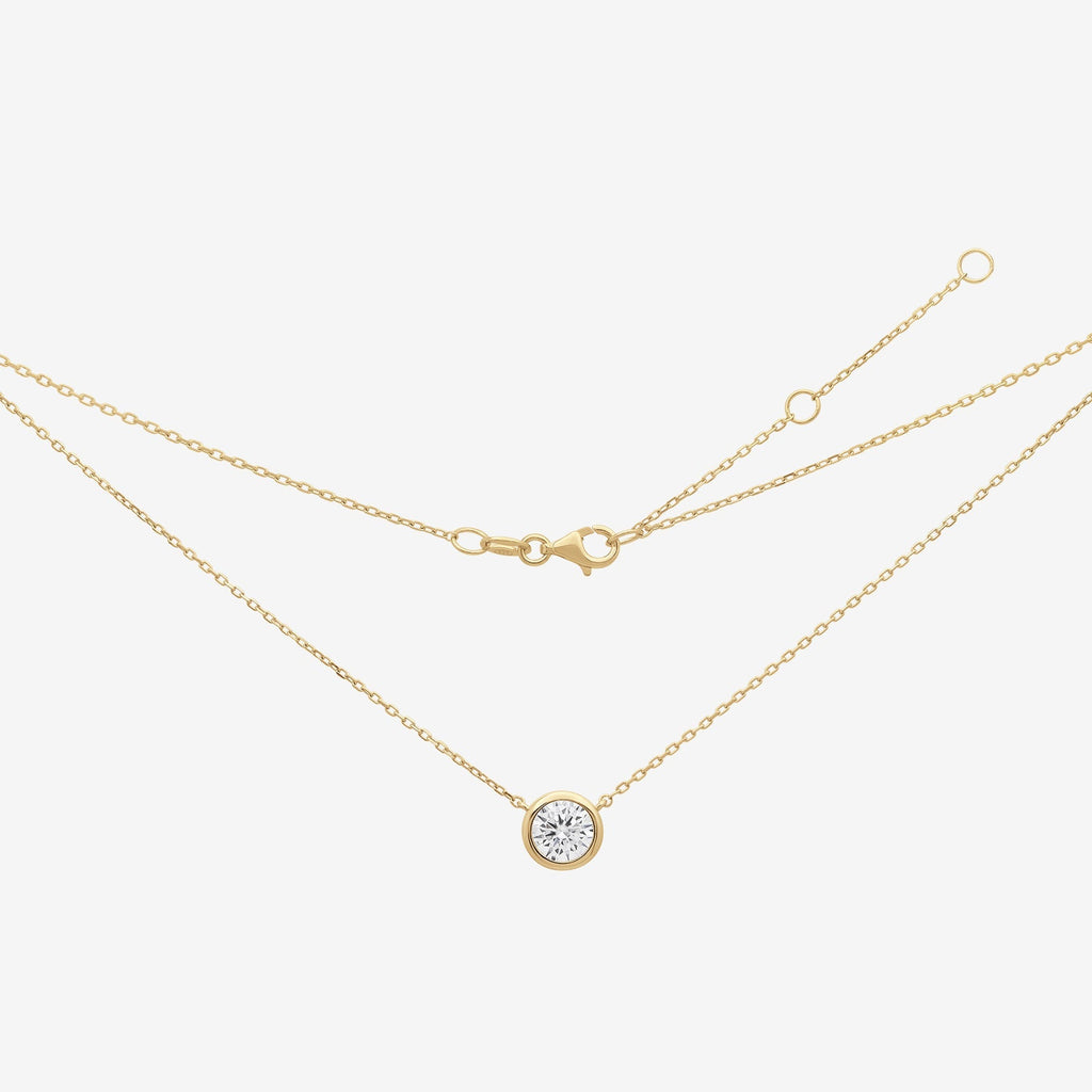 MANNY BEZEL SET NECKLACE