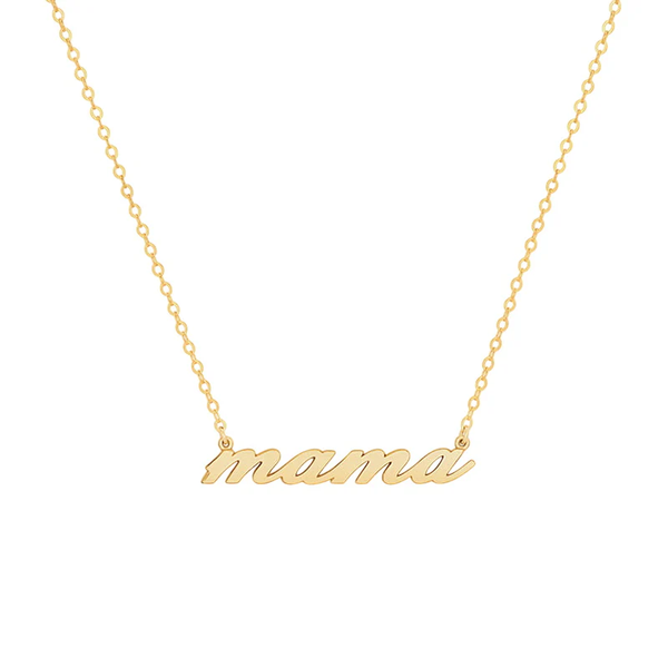 MAMA SCRIPT NECKLACE