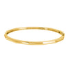 ANNABELLE GEOMETRIC SHAPED GOLD BANGLE  BRACELET
